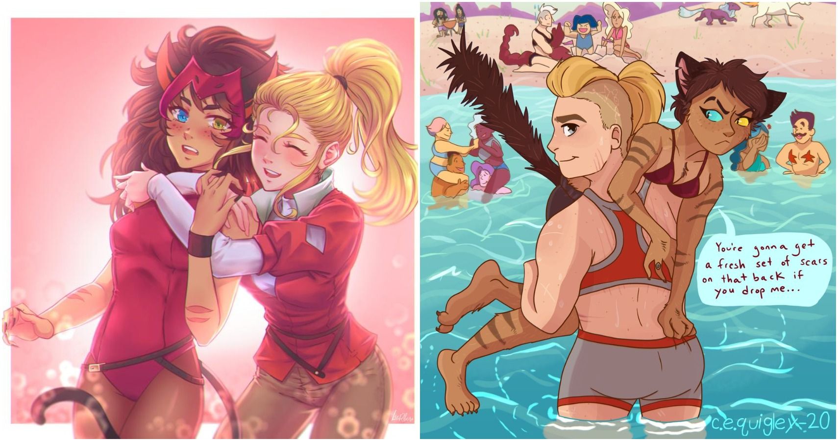 Featured image of post Adora And Catra Fanart