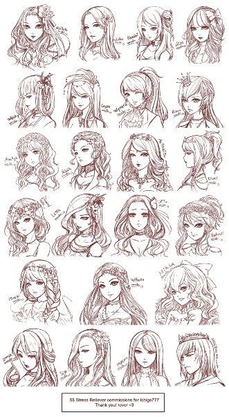 Featured image of post How To Draw Curly Hair Female Anime