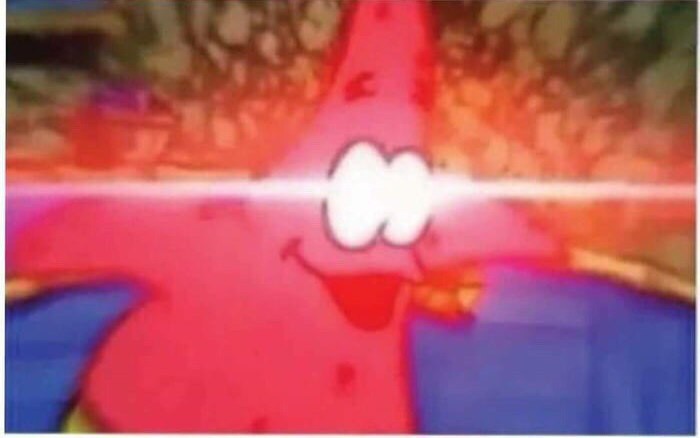 Featured image of post Patrick Red Glowing Eyes Meme