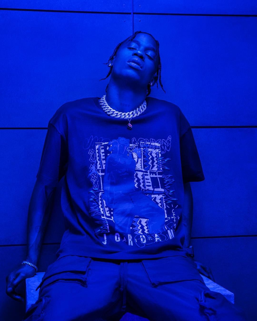 Featured image of post Travis Scott Blue Wallpaper Rapper